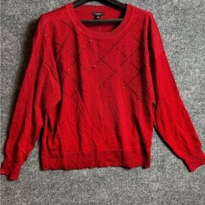 Red sparkly Alfani sweater - size extra extra large (XXL) - NWT